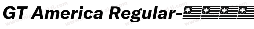 GT America Regular字体转换